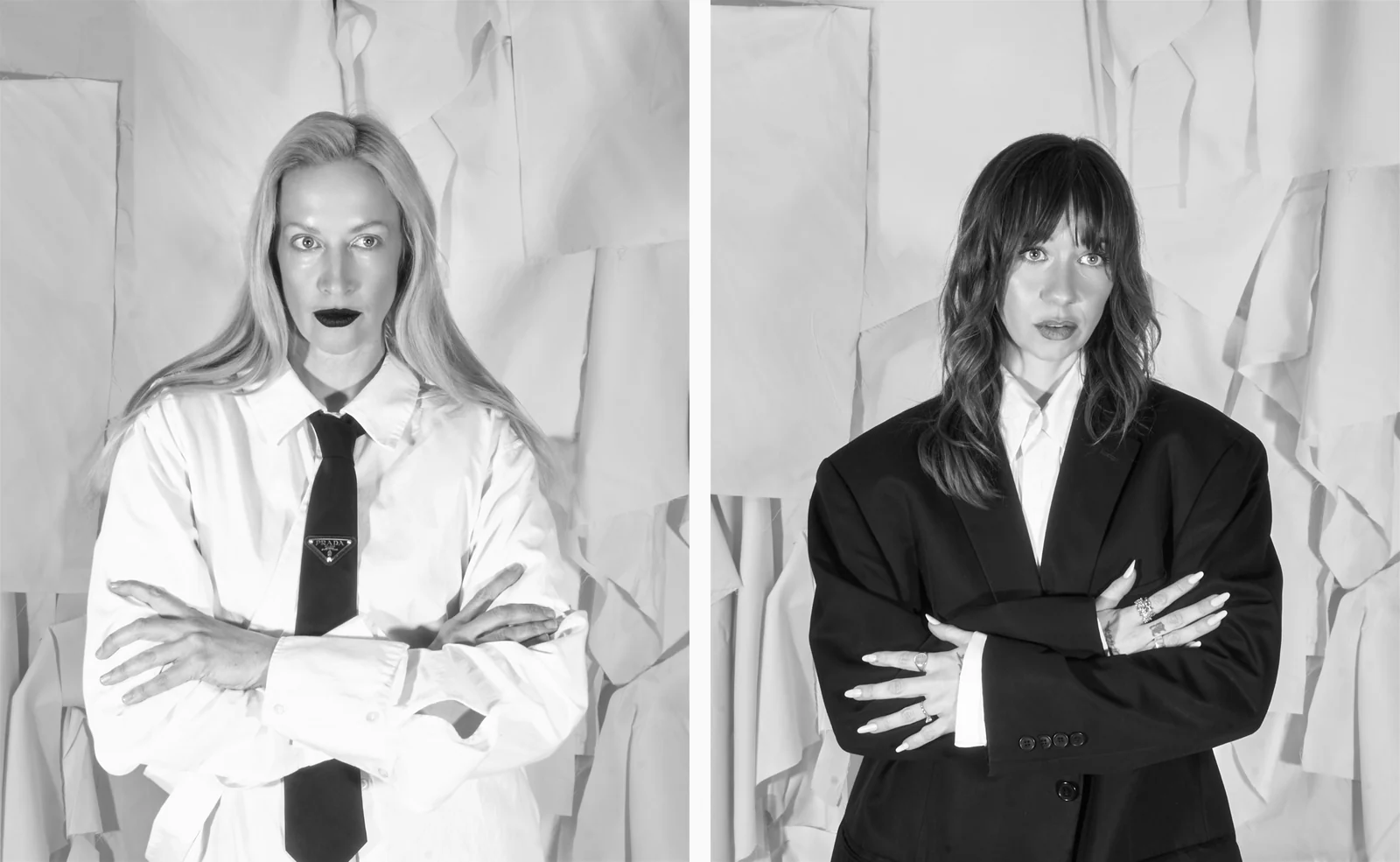 PATINA co-founders Leanne Elliott-Young and Cat Taylor, photographed side by side