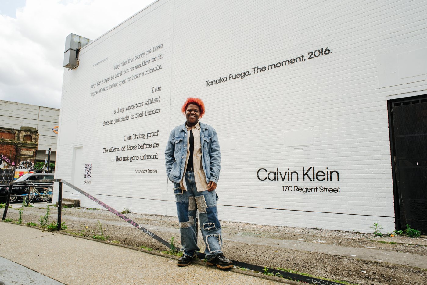 Calvin Klein Murals of Pride on Chance Street, London, with IoDF